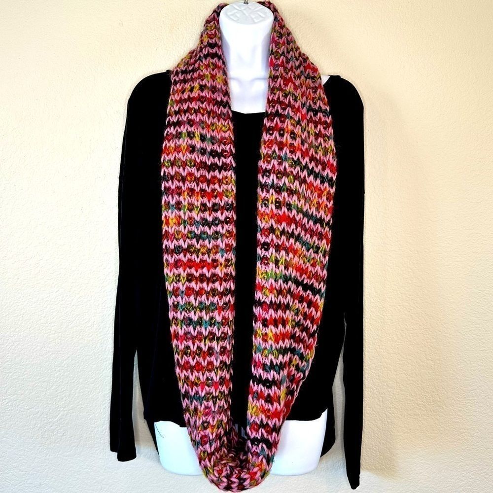 NWT Multicolor Knit Infinity Scarf